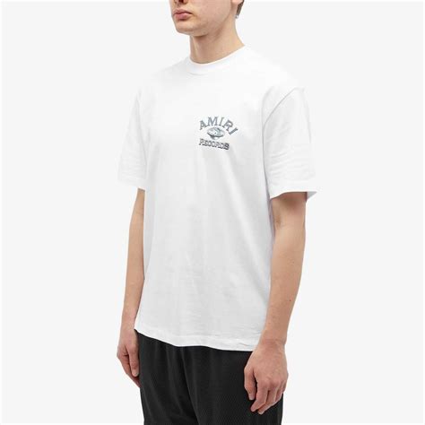 AMIRI Men S Global Records T Shirt In White Amiri