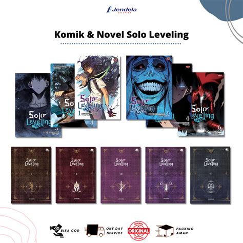 Light Novel Solo Leveling And Komik Solo Leveling By Chugong Shopee