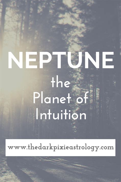 Neptune And Intuition Neptune Astrology Neptune Learn Astrology