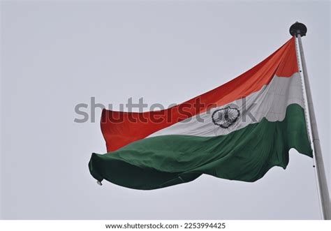 Indian Flag Hoisted Jawaharlal Nehru University Stock Photo