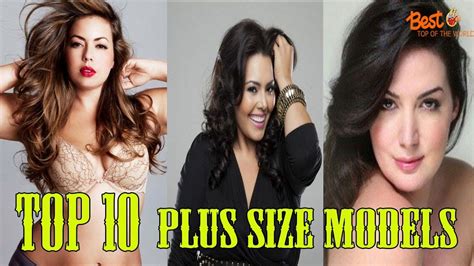 Top 10 Plus Size Models In The World Youtube