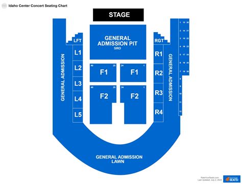 Ford Idaho Center Seating Charts - RateYourSeats.com