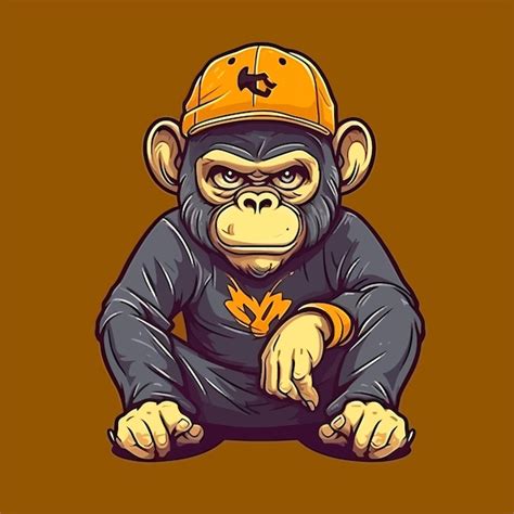 Premium Vector Ape Logo Vector