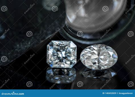 Diamonds And Jewelry Loupe Stock Image Image Of Expensive 140452839