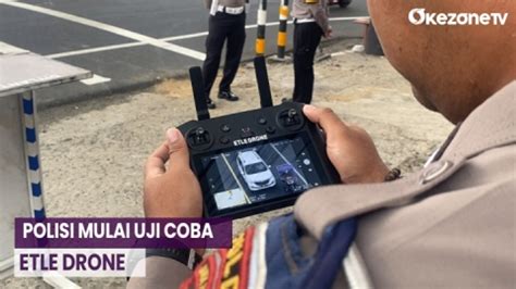 Polisi Mulai Uji Coba Etle Drone Tangkap Belasan Pelanggar Dalam