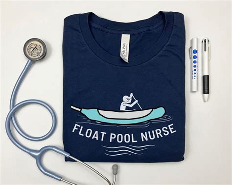 Funny Float Pool Nurse Shirt Cooter Canoe Shirt Purewick Shirt Float