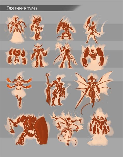 ArtStation - demon concept art