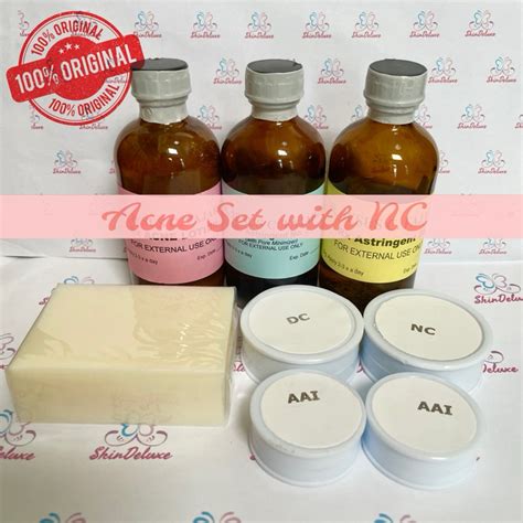 Dr Fajardo Acne Set Nc Cream With Double Aai In Gluta Soap Anti