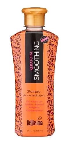 Shampoo Keratotal Smoothing Post Alisado Bellissima 270 Ml MercadoLibre