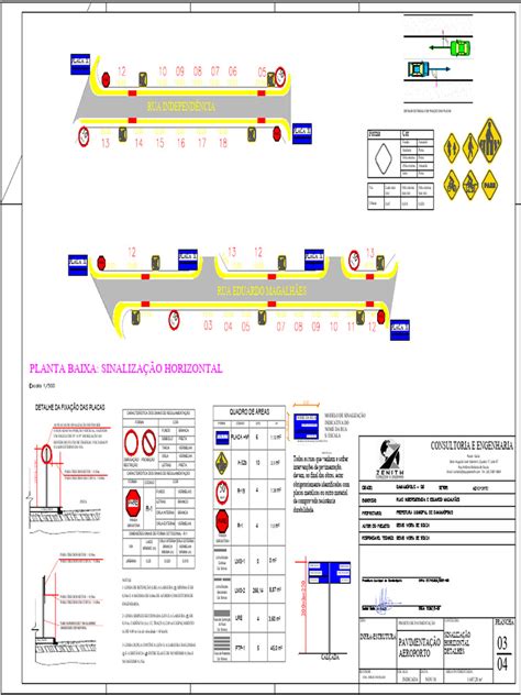 Planta De SinalizaÇÃo Horizontal Pdf