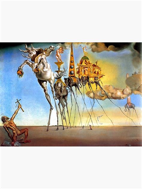 Salvador Dali Temptation Of St Anthony Surrealism Famous Painters