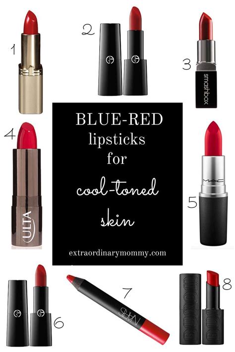 Tips For Finding The Perfect Red Lipstick Red Lipstick Shades Blue