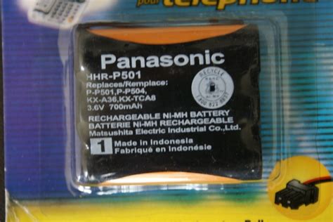 Bater A Tel Fono Inalambrico Panasonic Pilas Hhr P Nuevas