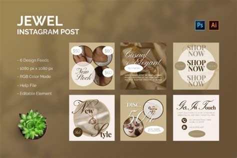 Jewel - Instagram Post Graphic by Streakside · Creative Fabrica