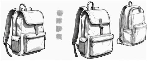 Basic Backpack Drawing Stable Diffusion Online