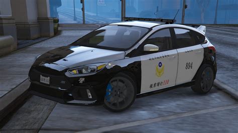 Focus Rs Taiwan Police Car Ford Focus Rs Gta Mods