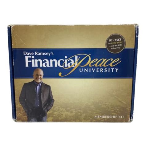 Dave Ramsey S Financial Peace University Kit Books Cds Forms Etc