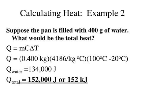 How To Calculate The Quantity Of Heat