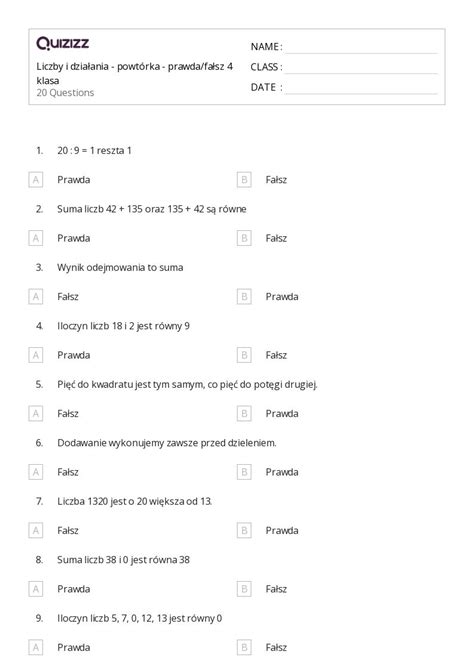 Ponad Zadania Tekstowe Na Dzielenie Arkuszy Roboczych Dla Klasa W