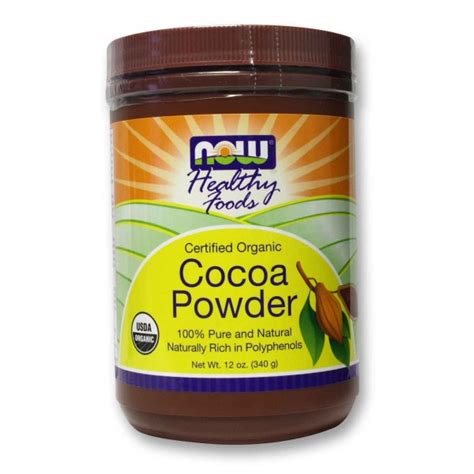 Now Organic Cocoa Powder Oz Babyonline