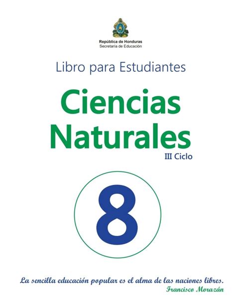 Libros De Texo Para El Estudiante De CCNN De 1a 9 Grado Libros