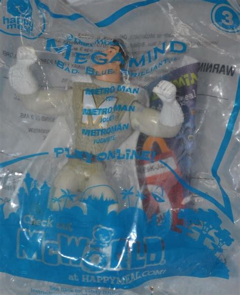 McDonald's 2010 Dreamworks Megamind Metro Man Toy #3