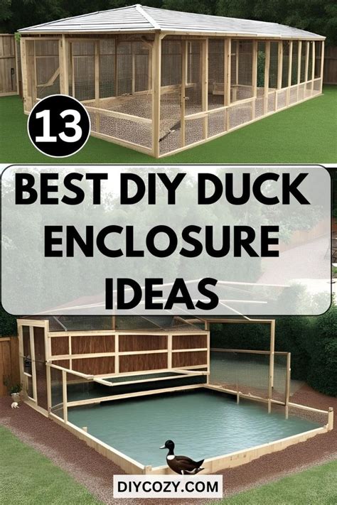 Pond Paradise 13 Best DIY Duck Enclosure Ideas With Water Features In