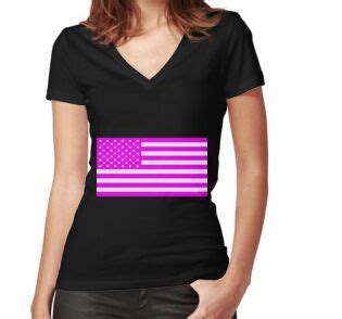 American Flag By Wickedcartoons Redbubble V Neck T Shirt Shirt