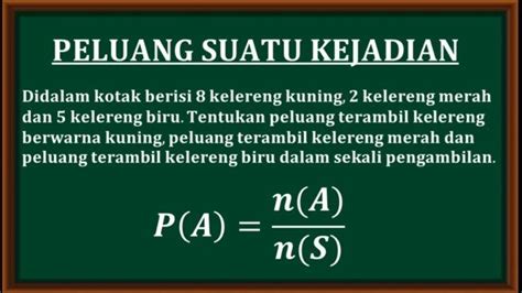 Penjelasan Rumus Rumus Dan Contoh Soal Peluang Bilarasa