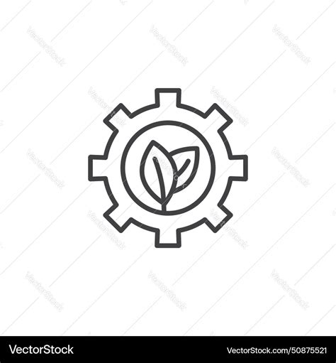 Ecology Icon Set Environmental Bio Leaf Symbol In Vector Image