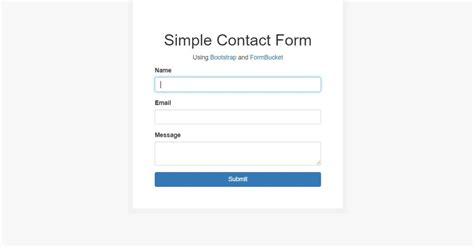 19+ Bootstrap Contact Form Examples Code Snippet - OnAirCode