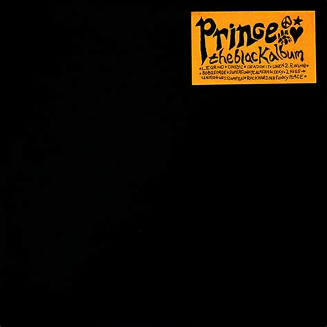 Prince Black Album 1988 Vinyl Discogs