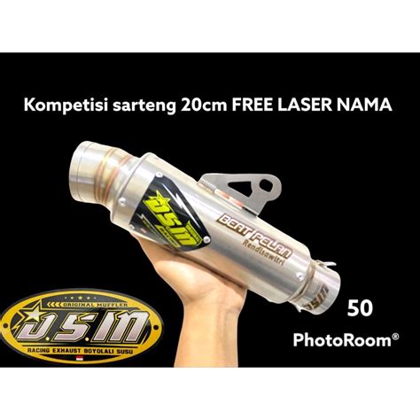 Jual Knalpot Dsm Cm Kompetisi Free Laser Nama Slencer Original Dsm