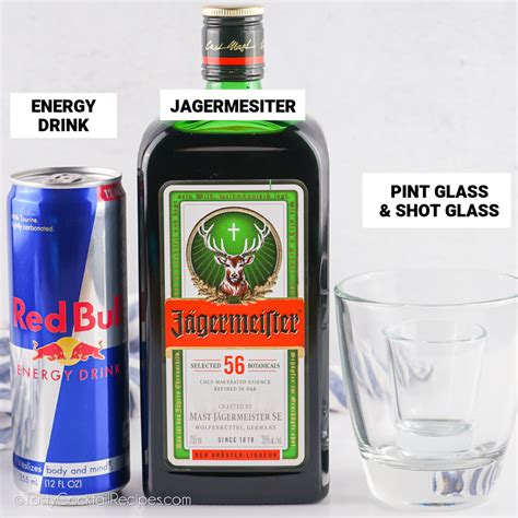 Jager Bomb Recipe - Tasty Cocktail Recipes