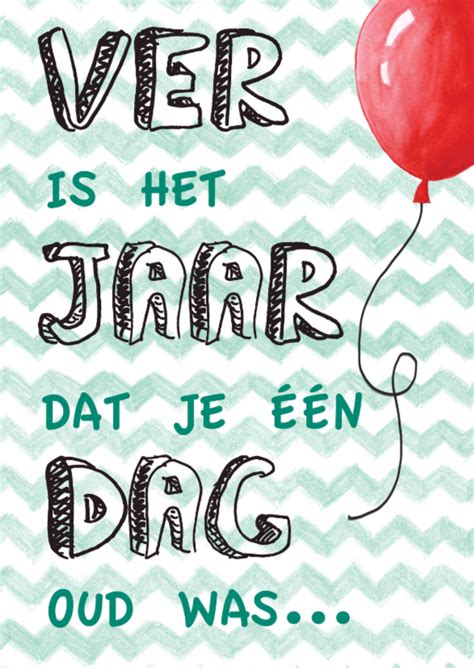 Verjaardagskaart Verjaardag Verjaardagskaarten Kaartje Go