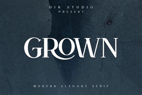 Grown Elegant Serif Font All Free Fonts