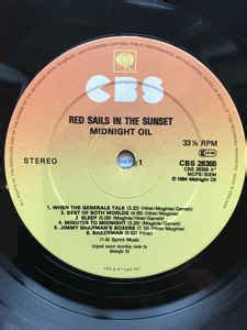 Midnight Oil - Red Sails In The Sunset (1985, Vinyl) | Discogs