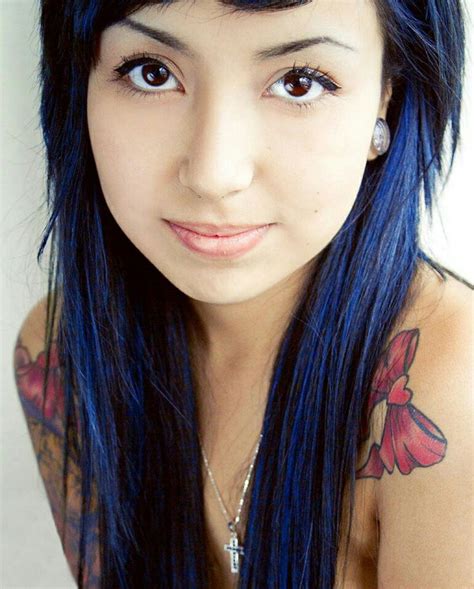 love the blue-ish tint to her hair. | Beautiful hair, Hair styles, Hair