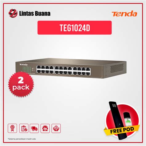 Tenda Teg D Switch Hub Port Mbps Gigabit Switch Teg D