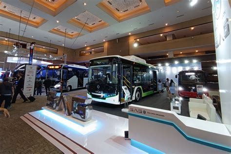 Deretan Bus Listrik Di Busworld Sea Ada Buatan Lokal