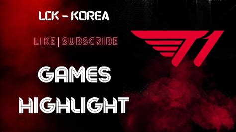 T Vs Drx And Hle Week Games Highlight Lck Spring Youtube