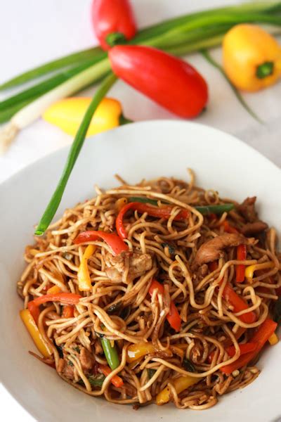 Chicken Hakka Noodles Crave Cook Click