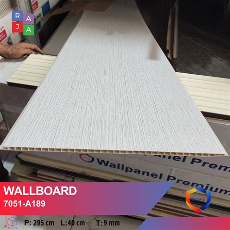 Jual Wallboard Panel PVC Marmer Kayu Hiasan Dinding Lebar 40 Cm Panjang