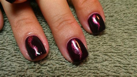 Gelish Custom Bella S Vampire Big City Siren Nails Inspiration