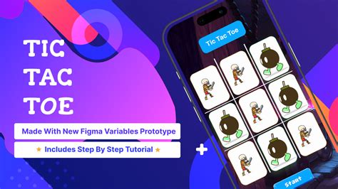 Tic Tac Toe Variables Figma