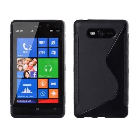 Coque Gel Pour Nokia Lumia Noir Cdiscount T L Phonie