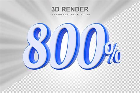 Premium Psd 800 Percent Discount Sale Off 3d