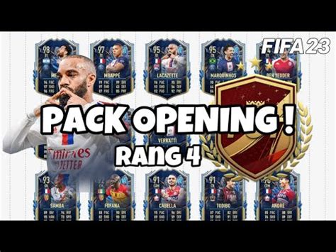 Pack Opening R Compenses Fut Champions Rang Choix Tots Fifa