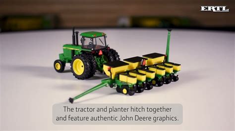 Ertl 164 Scale John Deere 4450 Tractor With 7200 Planter Youtube
