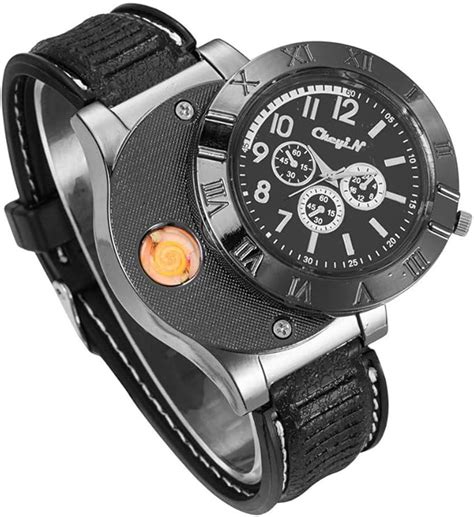 Ckeyin En Sport Montre Quartz Usb Briquet Rechargeable Sans Flammes